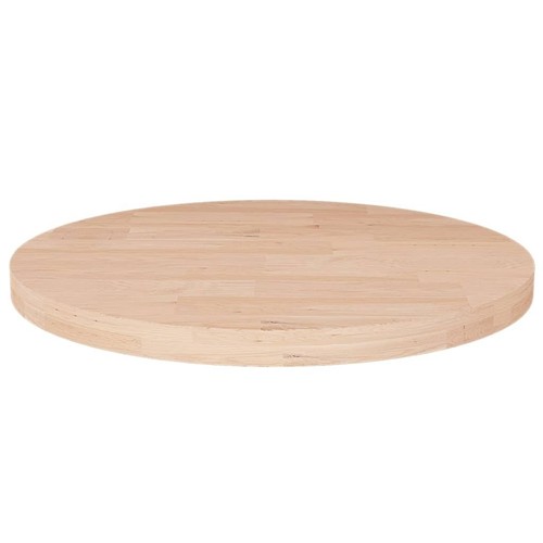 Solid wood oak round - wood, top