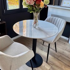 Heavy Round Tulip Dining Table