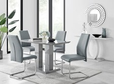 IMPERIA Grey High Gloss Dining