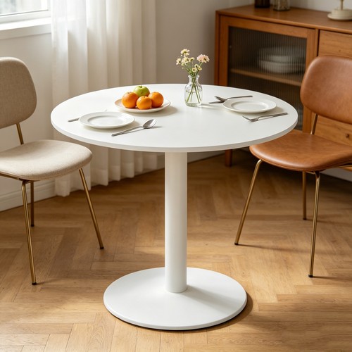 80cm round dining table modern - table,