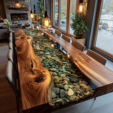 Handmade Live Edge Epoxy