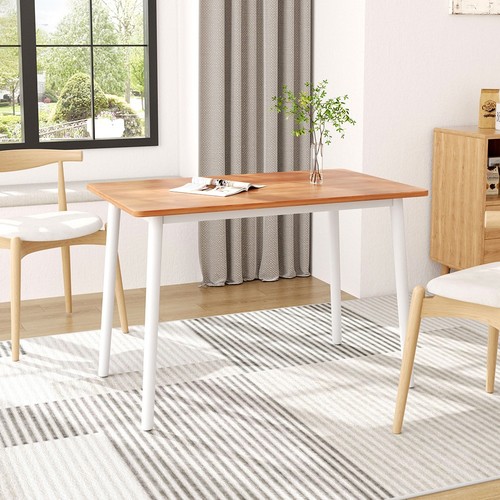 Modern wooden dining table - table, 4