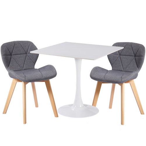 White square ceramic - ceramic, dining