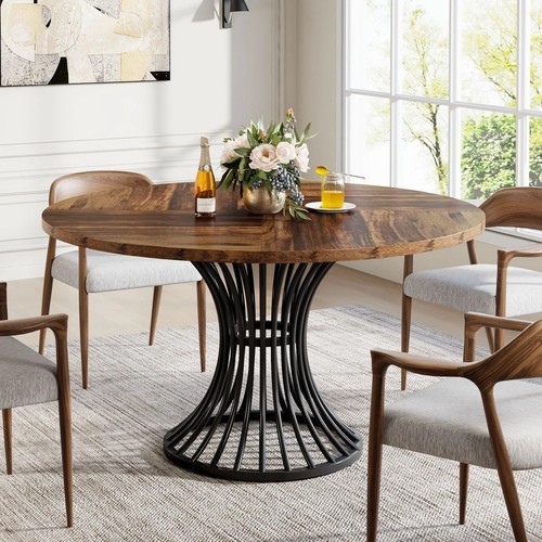 120cm round dining table - dining,